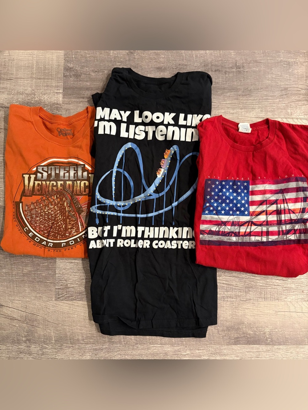 Men’s Theme Park/Rollercoaster Tees